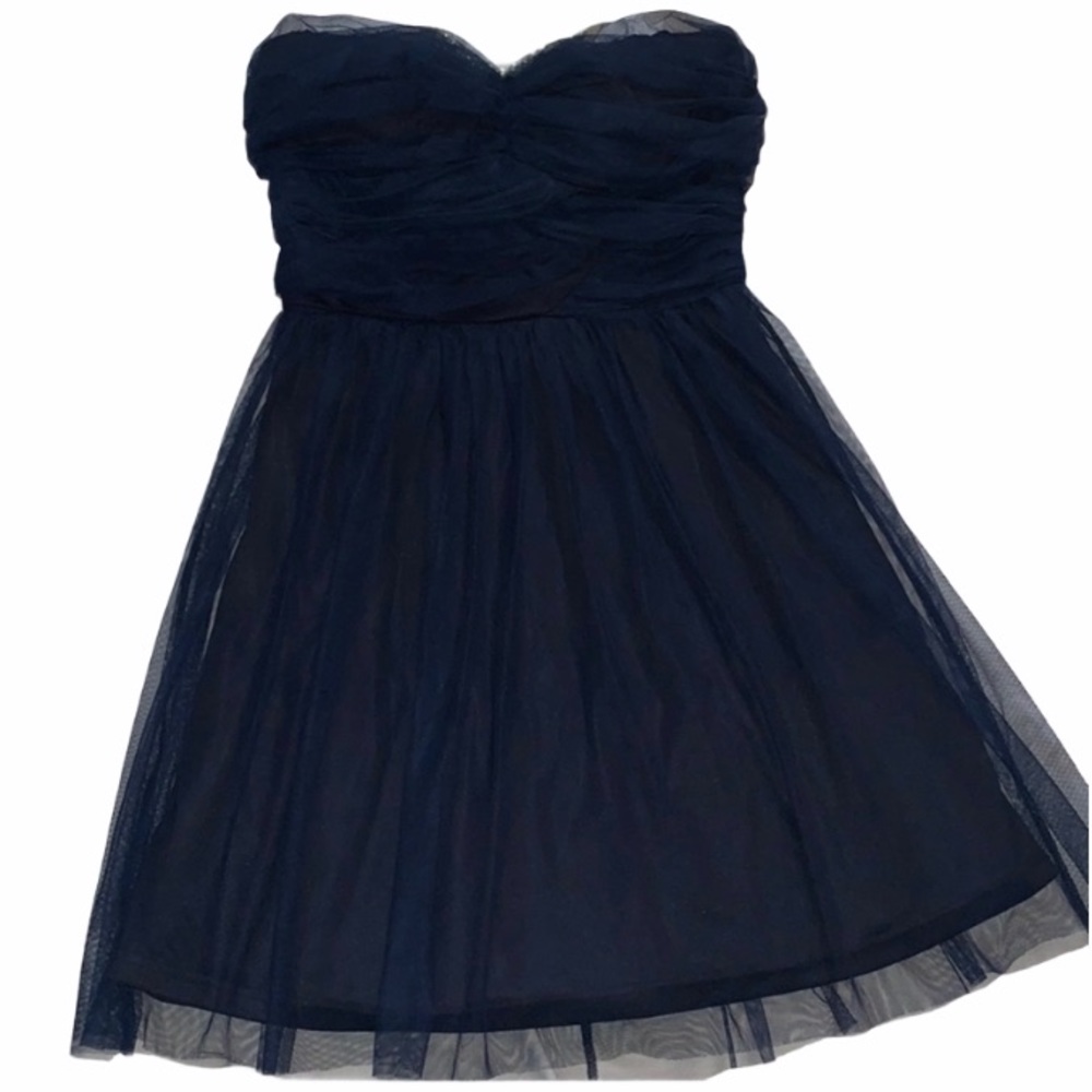 Delia’s Strapless Navy Dress